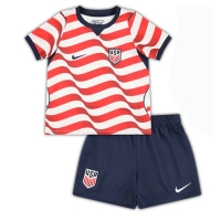 Camiseta Estados Unidos Primera Equipación Replica Mundial 2026 para niños mangas cortas (+ Pantalones cortos)